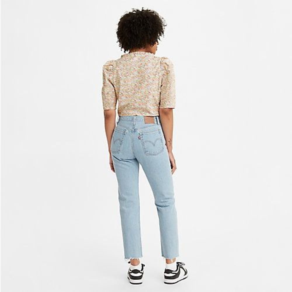 Wedgie Straight Fit Women's Jeans - Blue - Picture 3 of 4